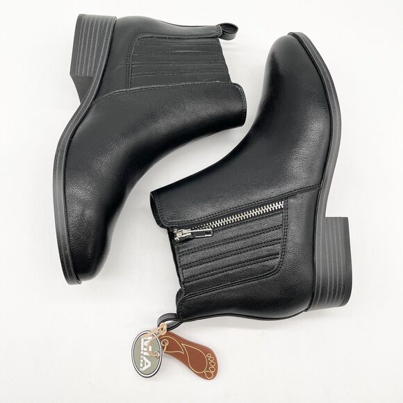 MIA Benicio Ankle Boot Womens 9 Black Classic Rocker Moto Boho Grunge Punk Retro - Picture 3 of 8